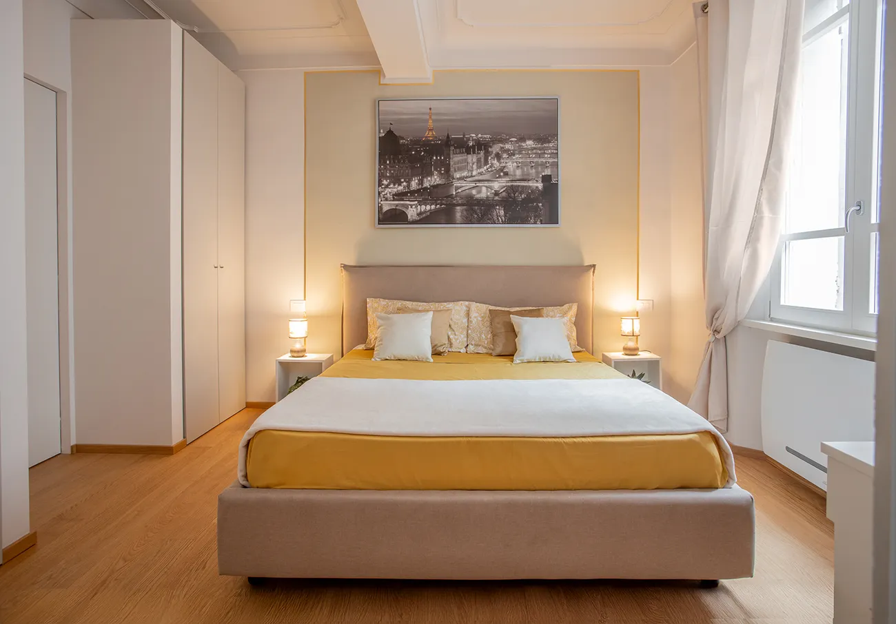 Freedom Suites - Appartamento Parma - camera da letto Amber foto2